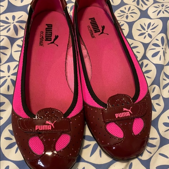 Puma Ballet Flat Comfort Shoe Ecolite Zandy Size 8
